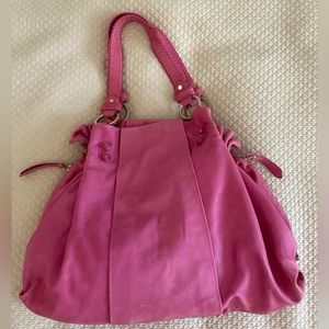 Bright Pink Junior Drake Slouchy Tote Bag